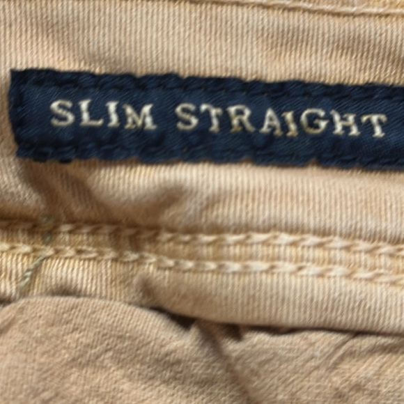 American Eagle Slim Straight Extreme Flex Khaki Chino Pants 29/32 Preowned - Picture 7 of 9